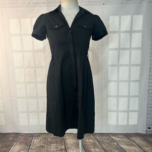 theory black shirt dress Black Strapless Sleeveless Long Mermaid Formal Dress With Sequins main image 0